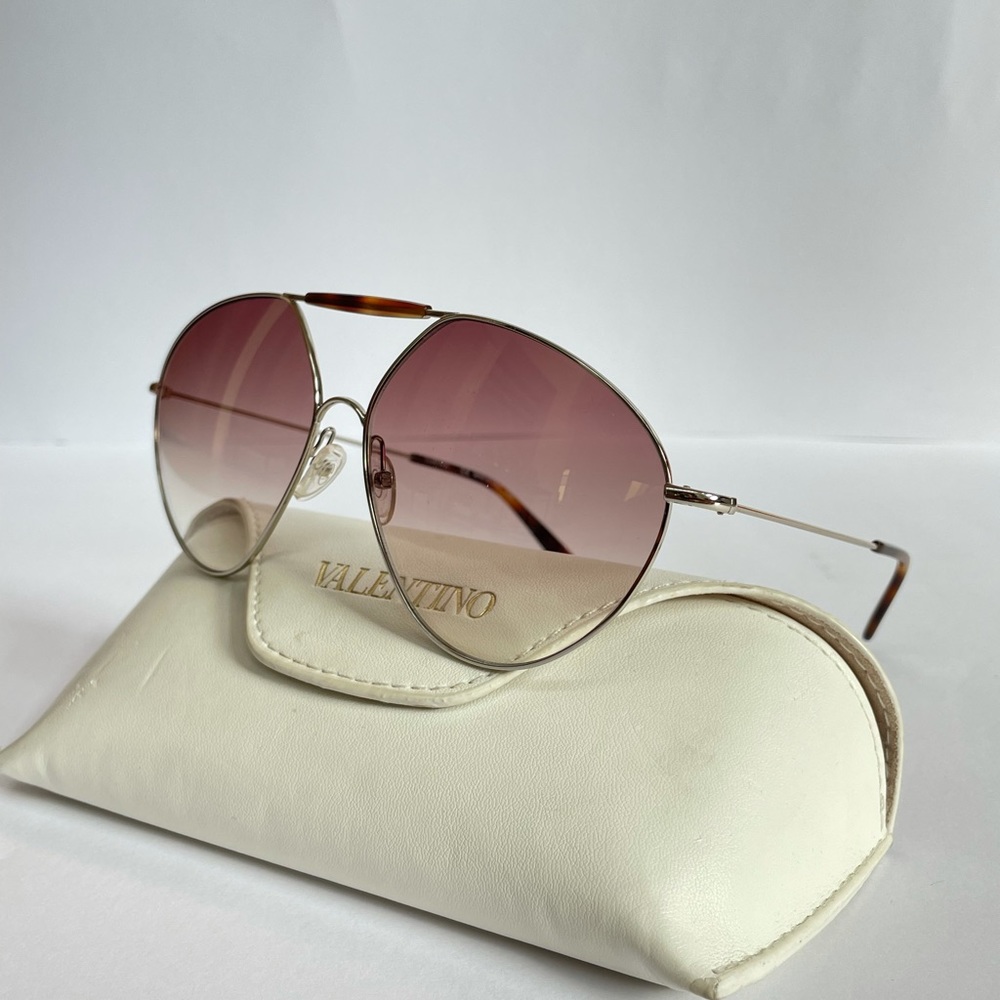 Valentino ‘Runway’ 62 mm Aviators Brown Lens